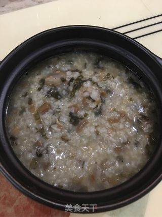 Dragon Bone and Dried Vegetables Porridge recipe