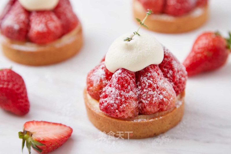 Zhang Xiaomo Strawberry Egg Tart recipe