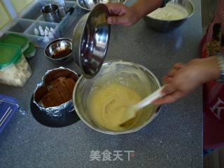 The Whole Process of Making Cocoa Tiramisu Cake (photo) recipe