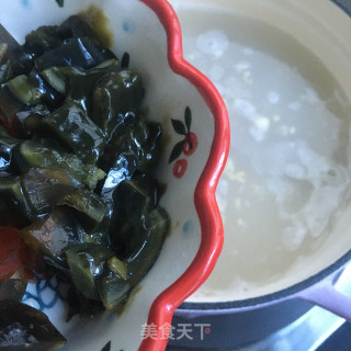 Congee with Preserved Egg and Lean Meat recipe