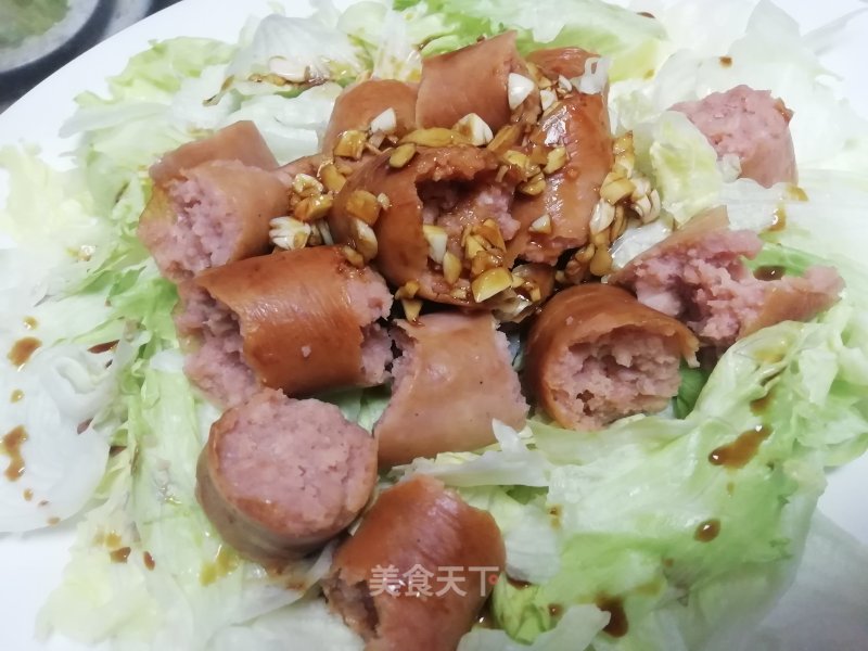 Xiaoman's Eclipse of Lettuce and Garlic Sausage recipe