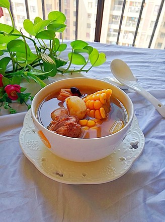 Corn Lotus Root Chicken Soup recipe