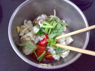 Squid with Wasabi recipe