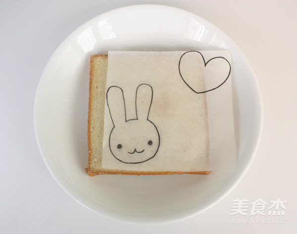 Cute Bunny Baked Toast recipe