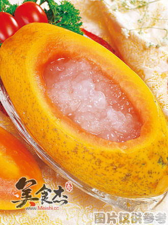 Stewed Hashima with Papaya recipe