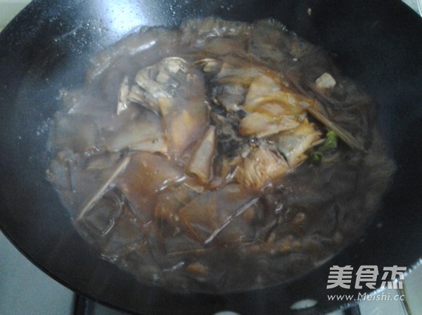 Braised Fish Head Noodles recipe