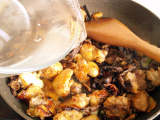 Chicken Stewed Hazel Mushroom recipe