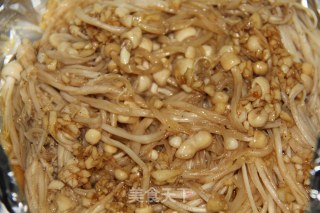 Garlic Roasted Enoki Mushroom recipe