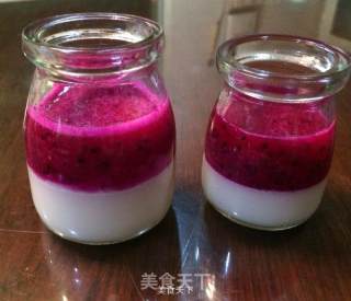 Pitaya Coconut Pudding recipe