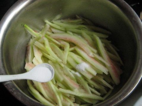 Spicy Watermelon Peel recipe