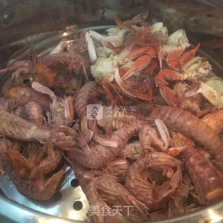 Ecstasy Spicy Seafood Assortment (crab 🦀 Prawns and Mantis Shrimp) recipe