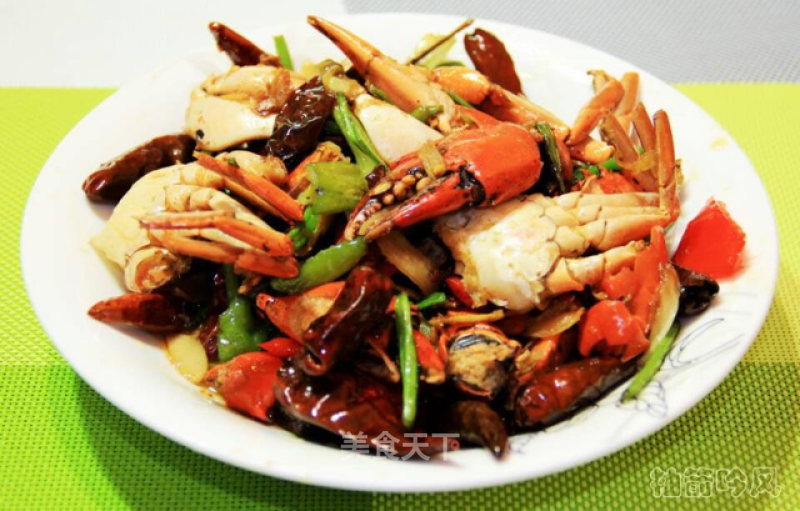 Spicy and Delicious Hot Blue Crab recipe