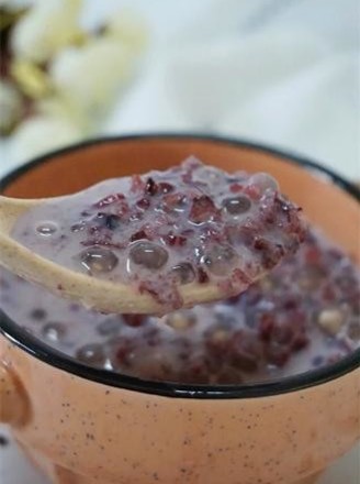 Purple Rice Coconut Milk Sago recipe