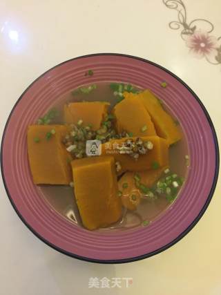 Pumpkin Mung Bean Soup recipe