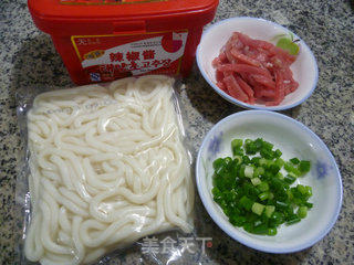 Spicy Fried Udon Noodles recipe