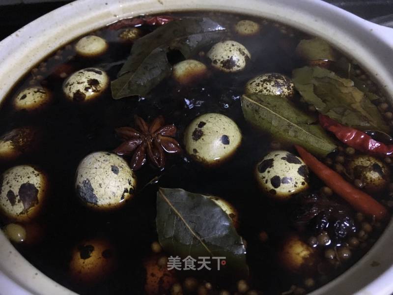 Spiced Marinated Quail Eggs recipe