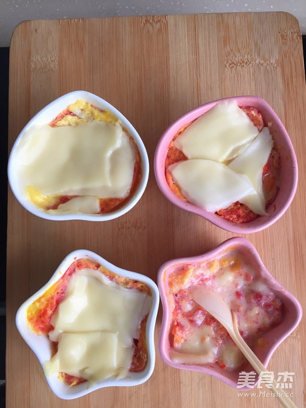 Cheese Baked Tomato Eggs recipe