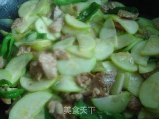 Zucchini Fried Pork recipe