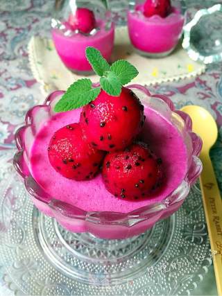 Dragon Fruit Pudding recipe