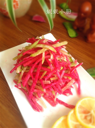 Lime Sweet and Sour Radish Shreds recipe