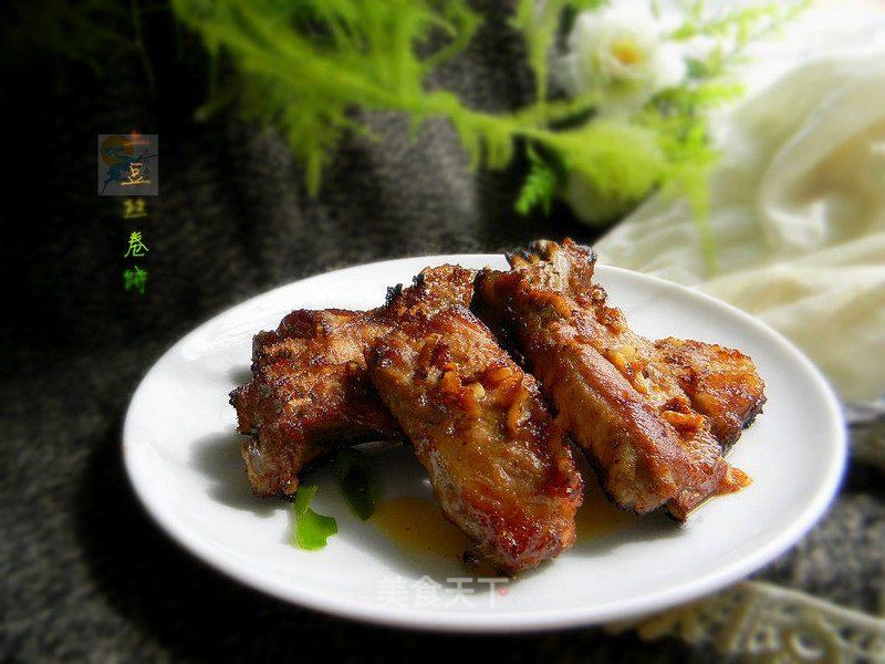 #aca烤明星大赛#grilled Pork Ribs with Garlic recipe