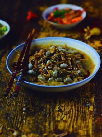 Mussels and Plum Dried Vegetables recipe