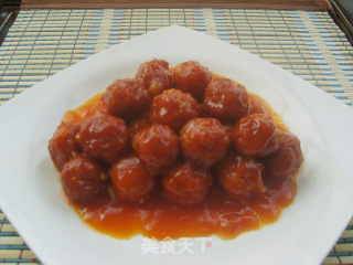 Homemade Sweet and Sour Balls recipe