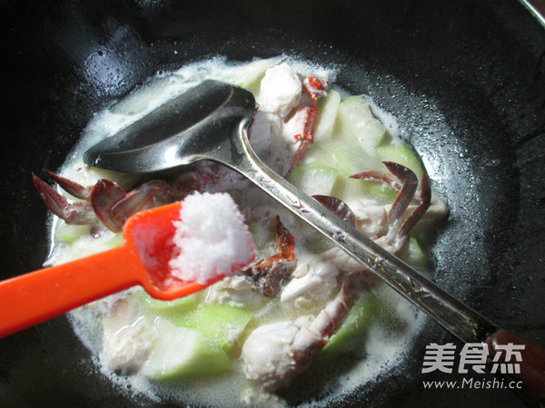 Long Melon Boiled Crab recipe