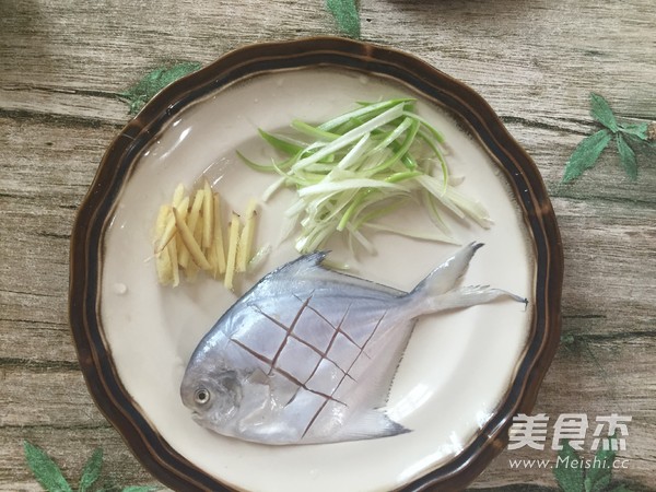 Steamed Pomfret recipe