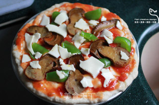 Sweet and Sour Cuttlefish Pizza recipe