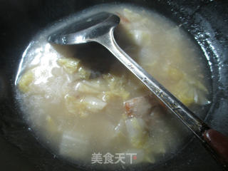 Vinegar and Cabbage with Fish Soup recipe