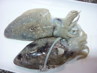 Sauteed Cuttlefish Flower recipe