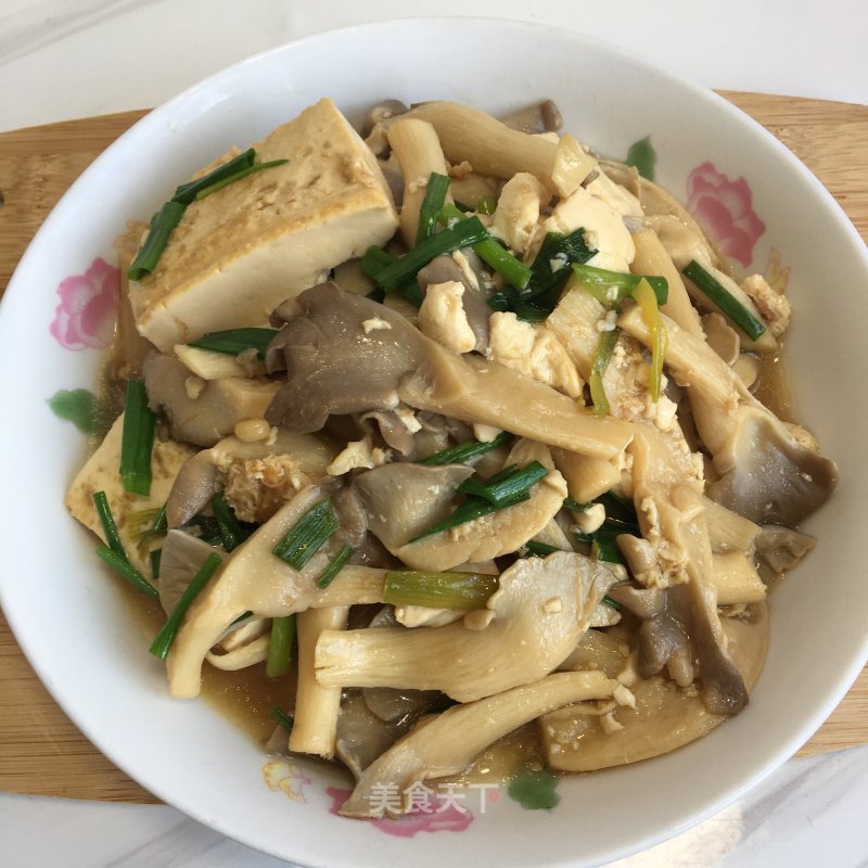 Braised Tofu with Mushrooms recipe