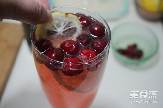 Cranberry Soda Bubble Drink recipe