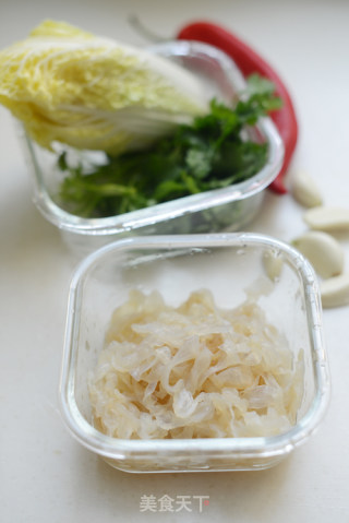 Refreshing Chinese Cabbage Sting Peel recipe