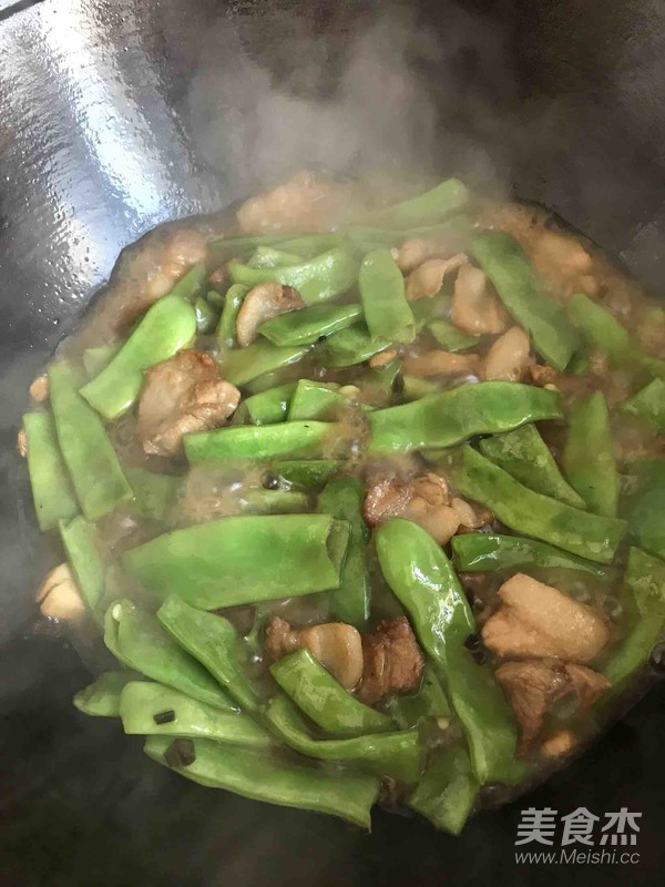 Stir-fried Pork Belly with Beans recipe