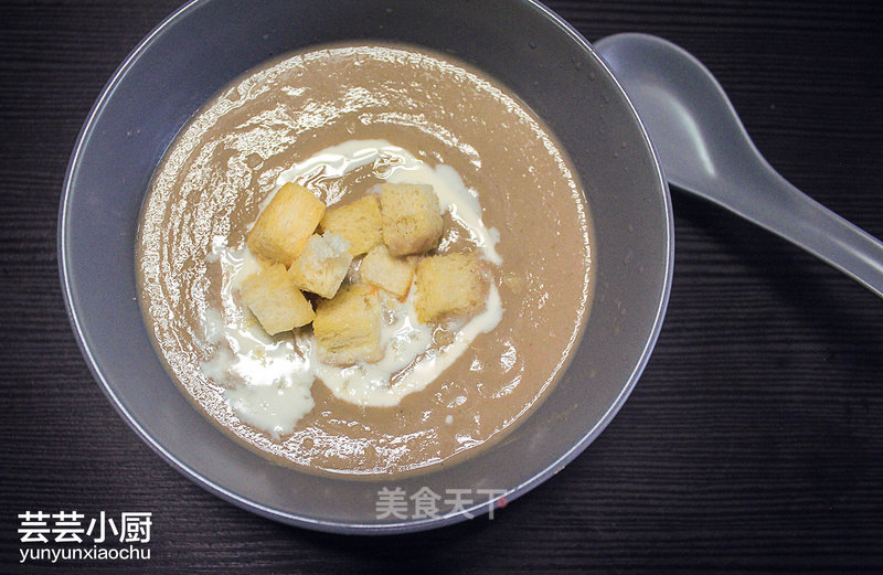 Creamy Mushroom Soup【yunyun Xiaochu】 recipe