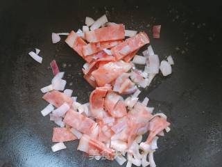 Bacon Ham Pizza recipe