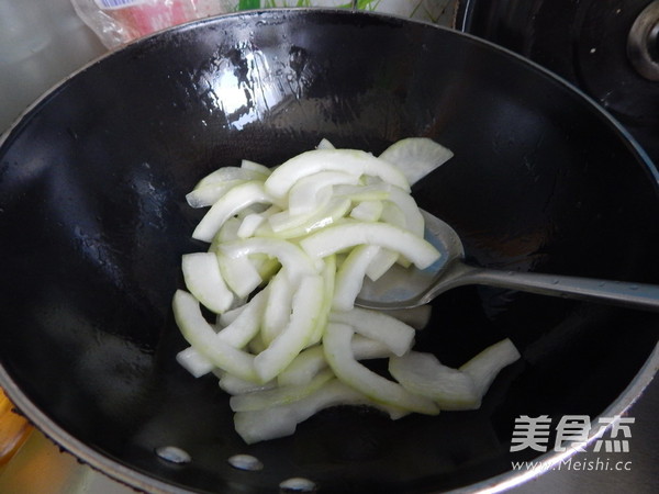 Stir-fried Winter Melon Strips with Soy Sauce recipe