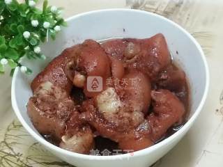 Stewed Pork Trotters with Lees recipe