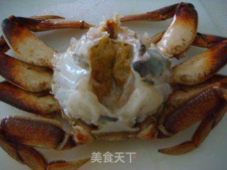 Stir-fried Crab with Ginger and Green Onion recipe