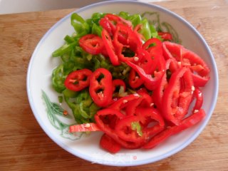 Small River Prawns with Double Pepper in Oyster Sauce recipe