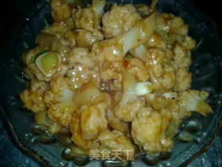 Cauliflower in Soy Sauce recipe