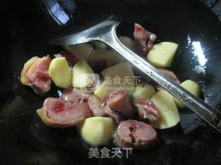 Pork Cabbage Chicken Drumstick with Boiled Potatoes recipe