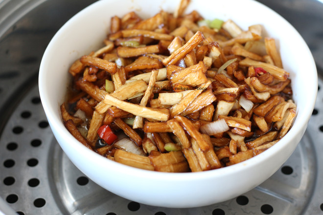 Dried Radish with Spiced Sauce recipe