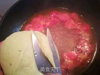 Tomato and Egg Soup Scissors Noodles recipe