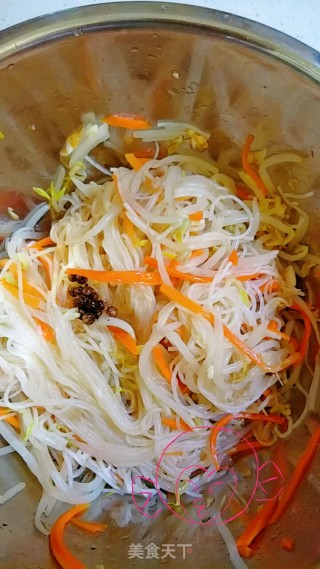 Bean Sprouts Mixed with Vermicelli recipe