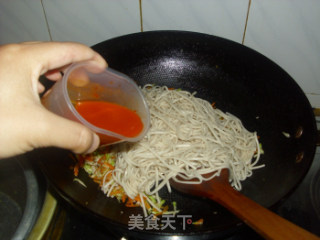 Three Silk Fried Noodles recipe