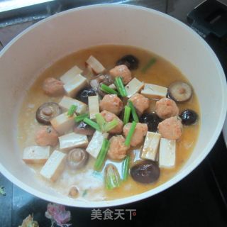 Mushroom Boiled Meatballs recipe