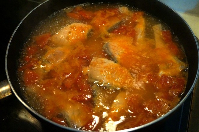 Tomato Salmon Soup recipe